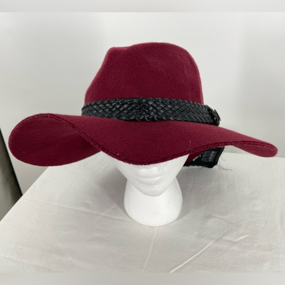 NWT, Peter Grimm‎ Burgundy Joni Felt Hat